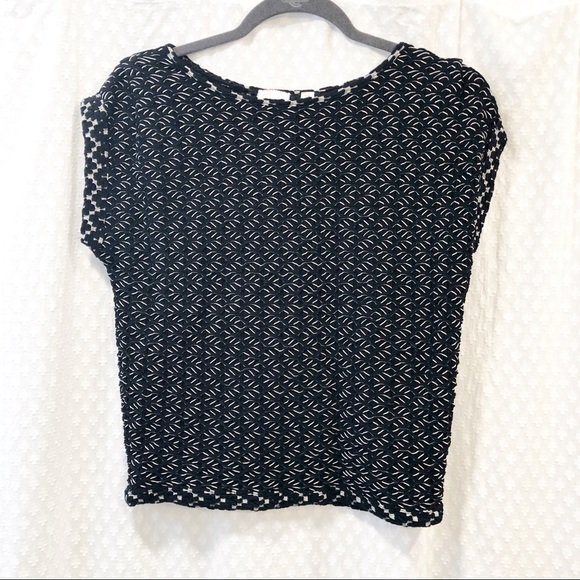 Anthropologie Tops - ANTHRO {postmark} • black knit sweater XS